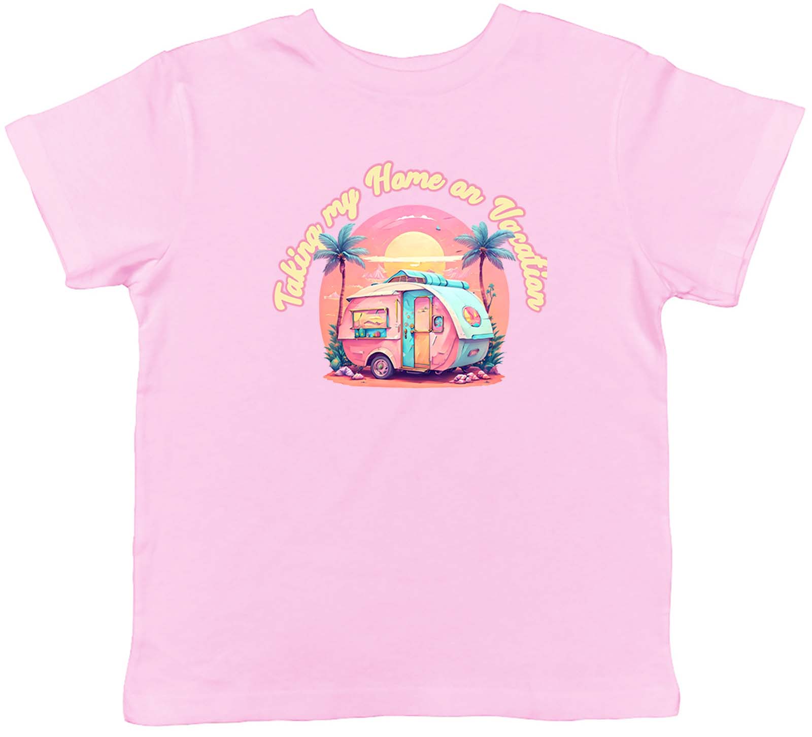 Caravan Camping Kids T-Shirt Taking my Home on Holiday Childrens Boys Girls Gift 160