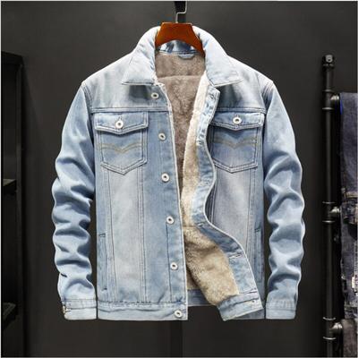 Winter Herren Denim Jacken Mode Männer Fleece Dicke Warme Jeans Jacke Männer Beiläufige Dünne Outwear Windjacke Cowboy Mäntel