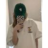 Womens Tee White Bold Letter Vibrant Floral Print Round Neck Short Sleeve Breathable Smooth Texture Casual Summer Top