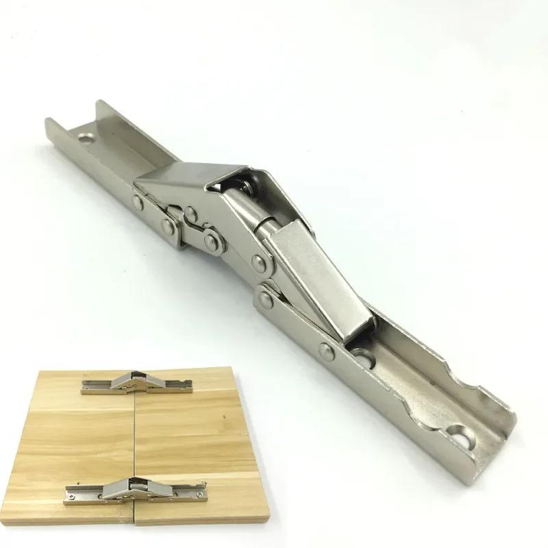 2/8pcs Shelf Bracket 90 Degree Folding Hinge Support Combination Hidden Combination Hidden Bracket Table Holder Furniture Parts