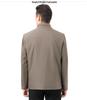 New Stand Collar Mid-Aged Men's Cotton Jacket for Autumn/Winter Season - Thick Dad's Casual Coat.