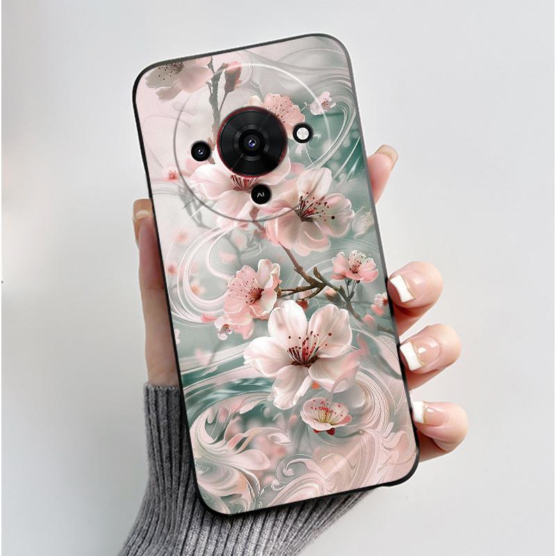 Cute Cartoon Case For ZTE Blade A76 5G Z2469N Capa Funda Printing Shell Protective Cover Soft Silicone Black Casing Coque
