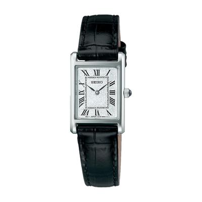 Seiko laikrodis Seiko Selection nano universe bendradarbiavimo vintažinio stiliaus kvarcinis laikrodis SSEH001 moteriškas