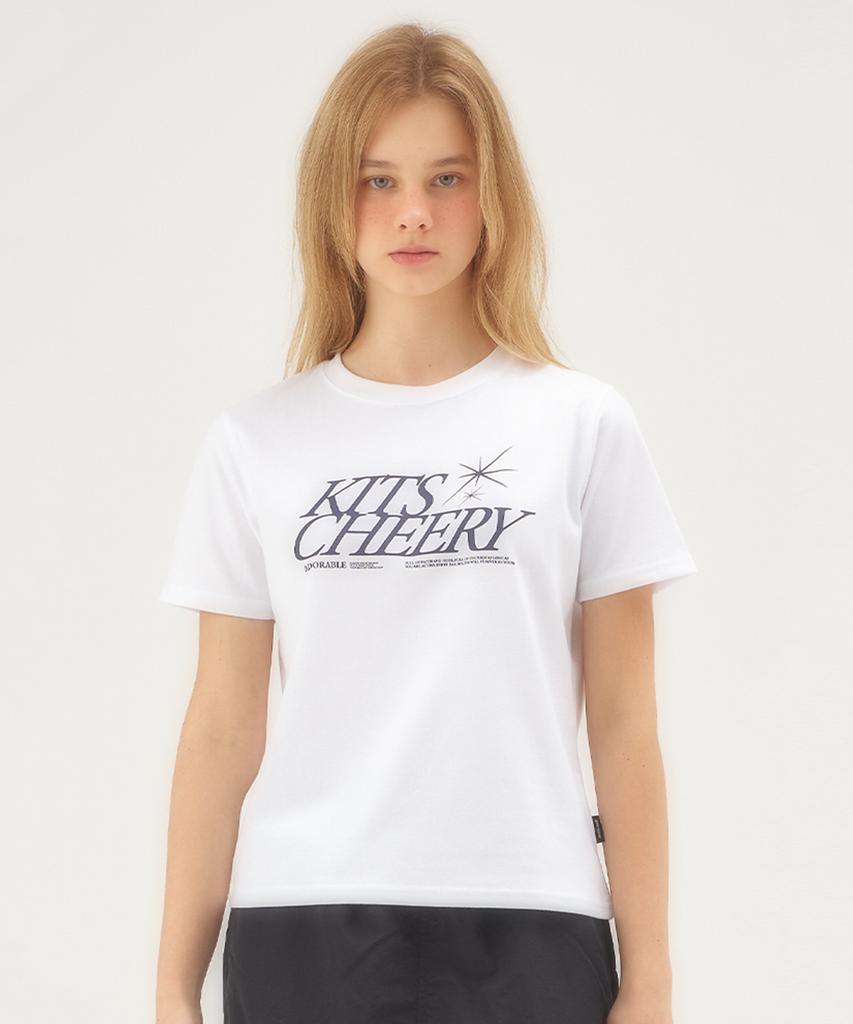 Kichieoli Kitscheery Big Logo W T-Shirt (White)