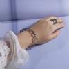 Douyin Internet celebrity with the same telescopic ring, a two-wear new creative magic telescopic ring deformable copper bracelet