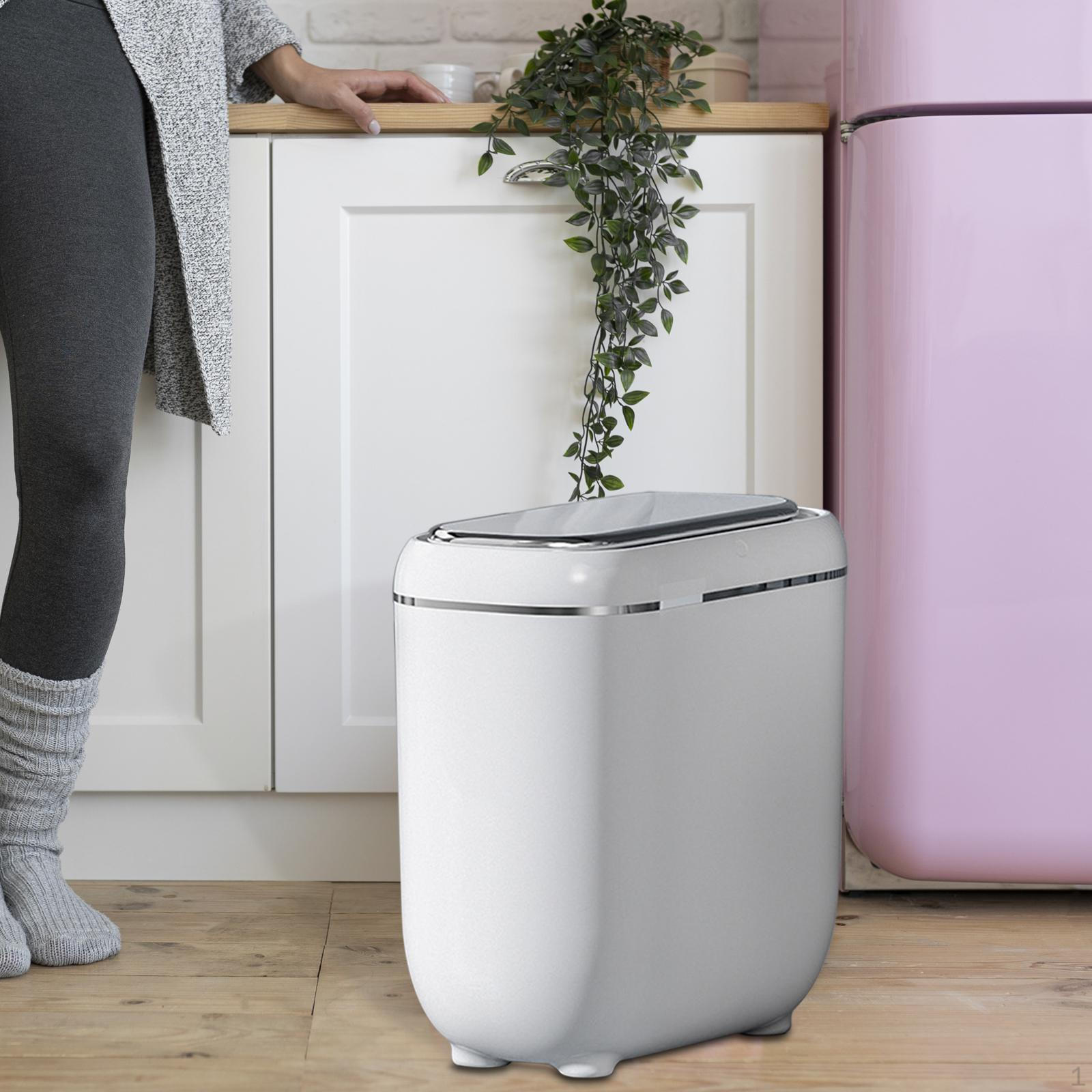 

Bathroom Trash Can High Performance Design white