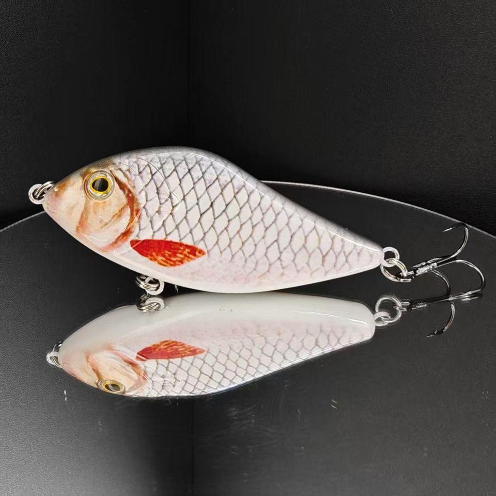 10cm 45g Sinking Pike Jerkbait – The Ultimate Predator Lure,Suitable for Both Saltwater and Freshwater