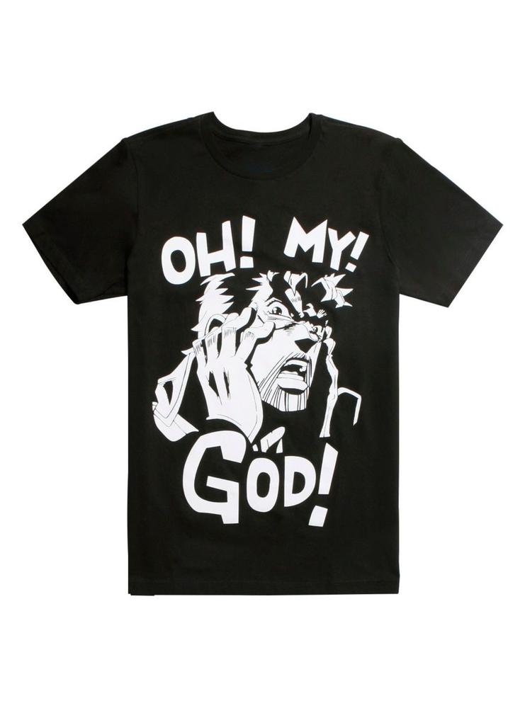 JoJos Bizarre Adventure Joseph Joestar Oh My God T-Shirt XXXXL