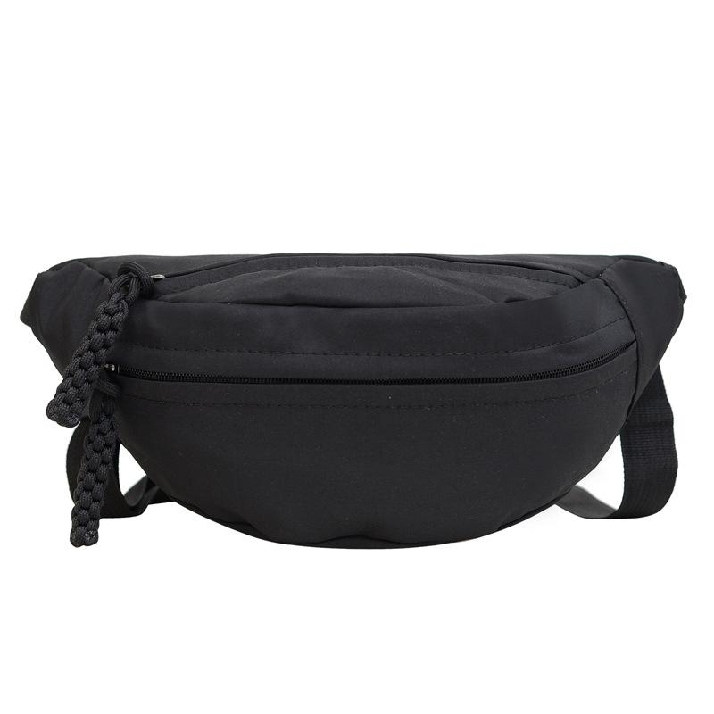 Breast Bag Women's 2025 Autumn New Casual Fashion Solid Color Oblique Span Bag Men's and Women's Same Sports Versatile Fanny Pack Men's