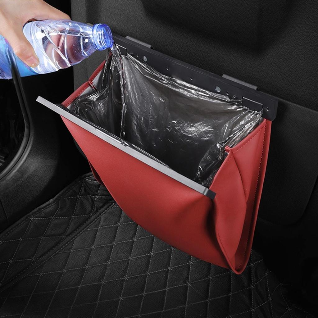 Car Trash Bag Waterproof Magnetic Car Garbage Can Auto Accessories For Vehicle Interior Clean Truck Van Offices Home Front Back