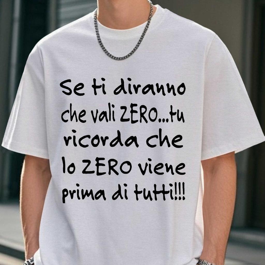 Humorous Italian Funny Unisexs Short Sleeve TShirt Summer TShirt Top