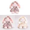 Plush Bunny Doll Gift For Girls With Soft Polyester Fiber For Birthday Celebrations