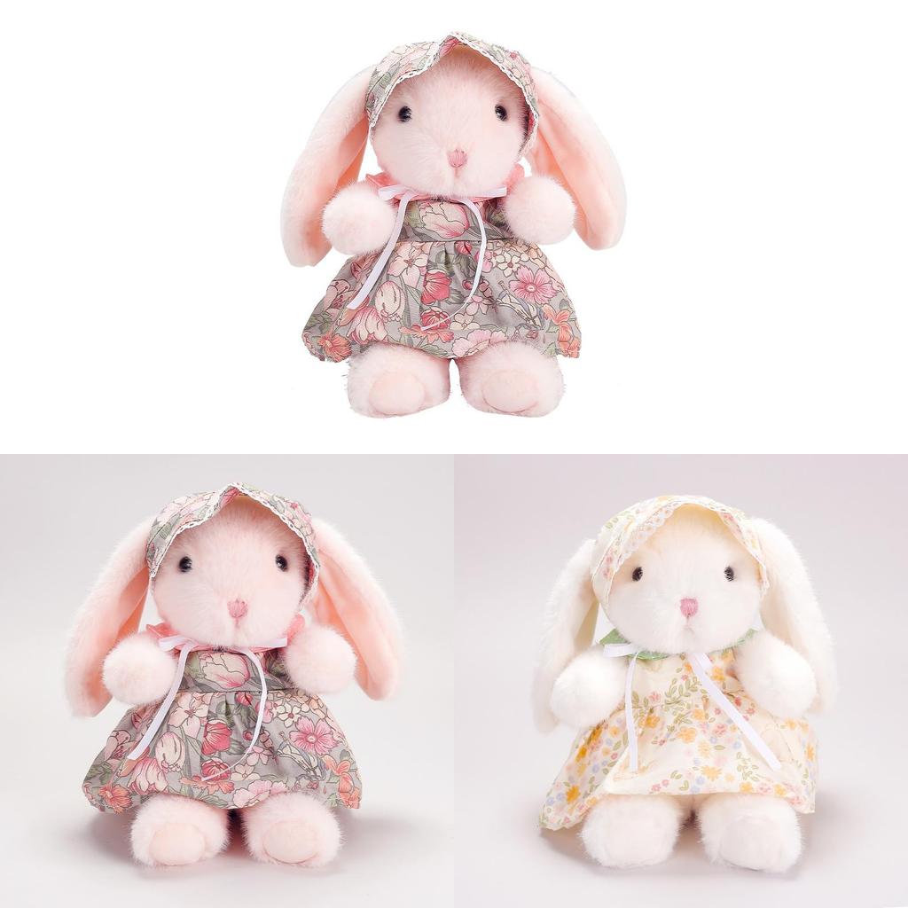Plush Bunny Doll Gift For Girls With Soft Polyester Fiber For Birthday Celebrations