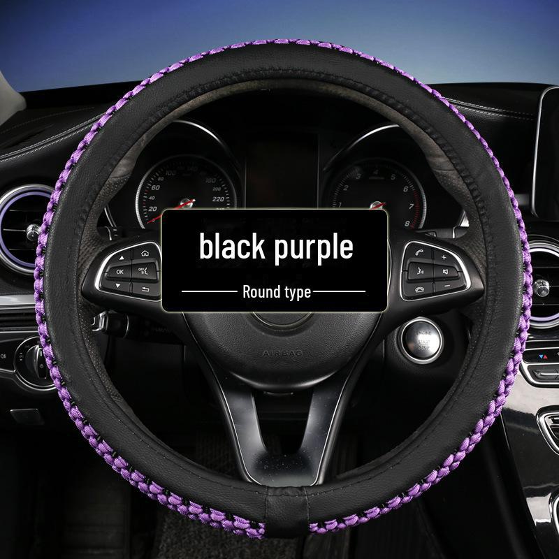 Husa de volan din matase de gheata respirabila pentru toate anotimpurile: Capac universal pentru maner auto