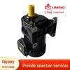 Liming SH28-165-02B Geared Motor with Electromagnetic Brake & Chain Plate Conveyor