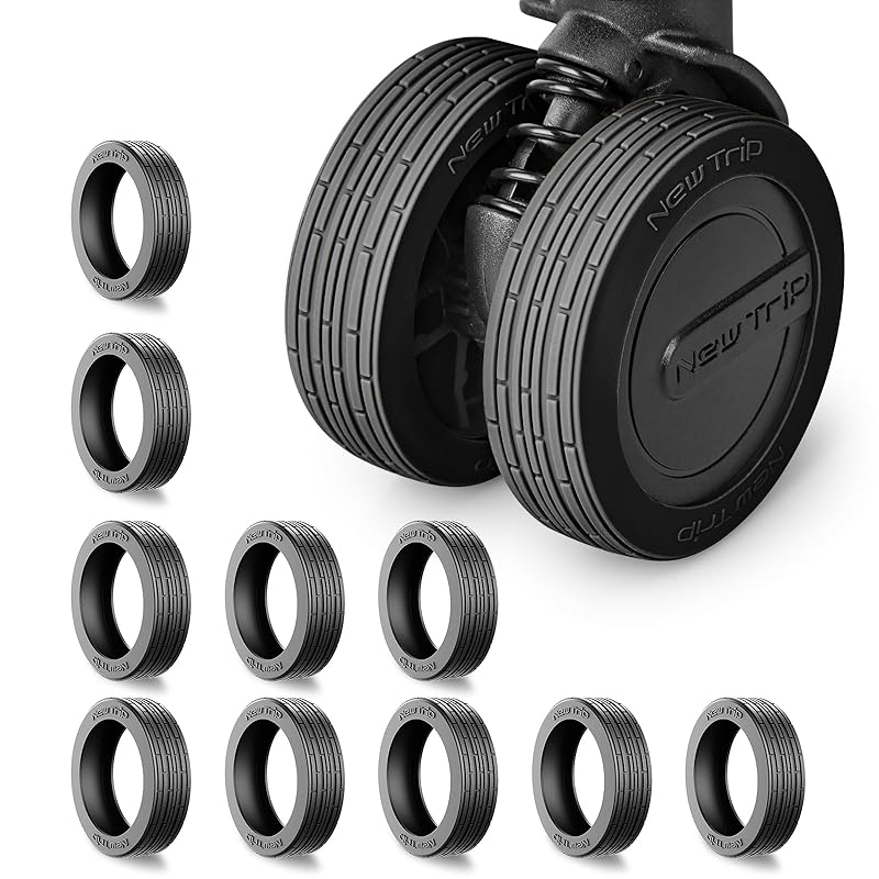 

[New Trip] [Set of 10] caster cover suitcase tire cover carry case wheel cover Fall prevention wheel protection noise reduction Applicable diameter
