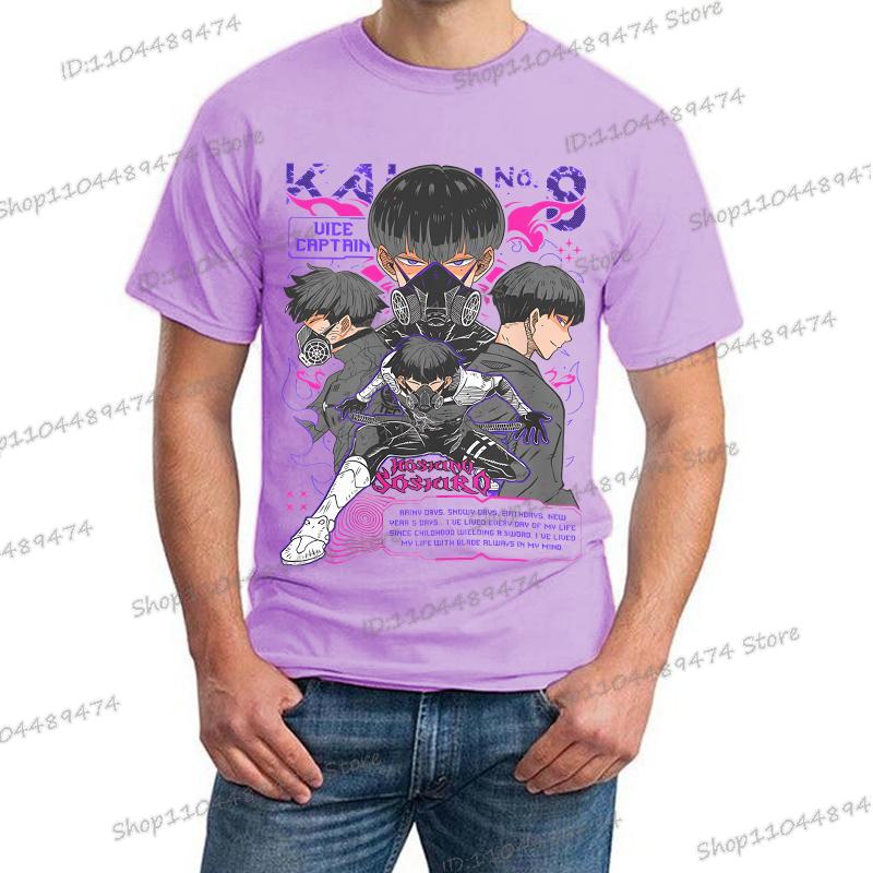 Y2K Tops Anime Kaiju No 8 T-shirt Soshiro Hoshina Lover Gift Manga T Shirt Japanese Manga Creative Women Men Trendy Tshirt