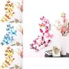 Exquisite 12pcs 3d Butterfly Wall Stickers Perfect For Stylish Bedroom Decor And Decoration