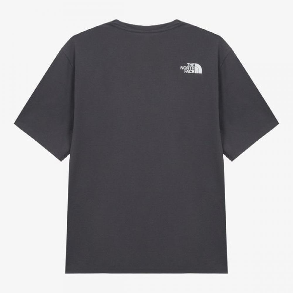 The North Face Release Short Sleeve Tee Charcoal Grey Nt7us02b