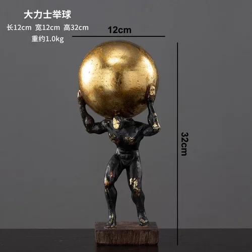 Creative Resin Gymnast Art Sculpture Decoration Desktop Exquisite Crafts Abstract Figure Statue Figurines Home Decoration Modern