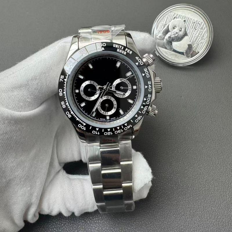 Panda Eye Daytona Men's Mechanical Watch Yacht Luminous Three Eyes Six Needles