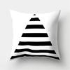 White Black Geometric Cushion Cover x Pillowcase Sofa  Decor  Polyester Home