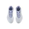 Li-Ning Unbounded 2 Shock Absorption Non-Slip Wear-Resistant Breathable Lightweight Low-Top Casual Shoes Women sneakers White Purple AFPR022-5