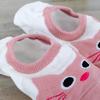 Women Invisible Cotton Socks No Show Nonslip Loafer Liner Low Cut Animal