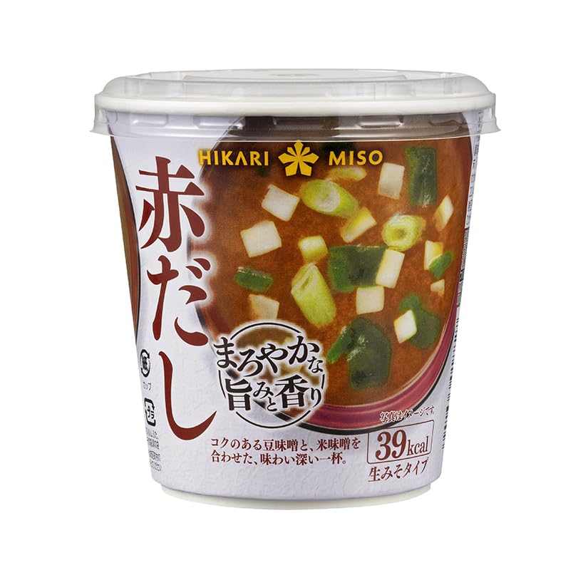 

Hikari miso cup мисо суп мягкий вкус и аромат красный суповой бульон 1 порция x 6 штук