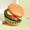 Nuovi Peluche Eco-Friendly per Animali Giocattoli per Cani Simulazione Hamburger Cartone Animato Resistente al Morso Giocattolo da Masticare