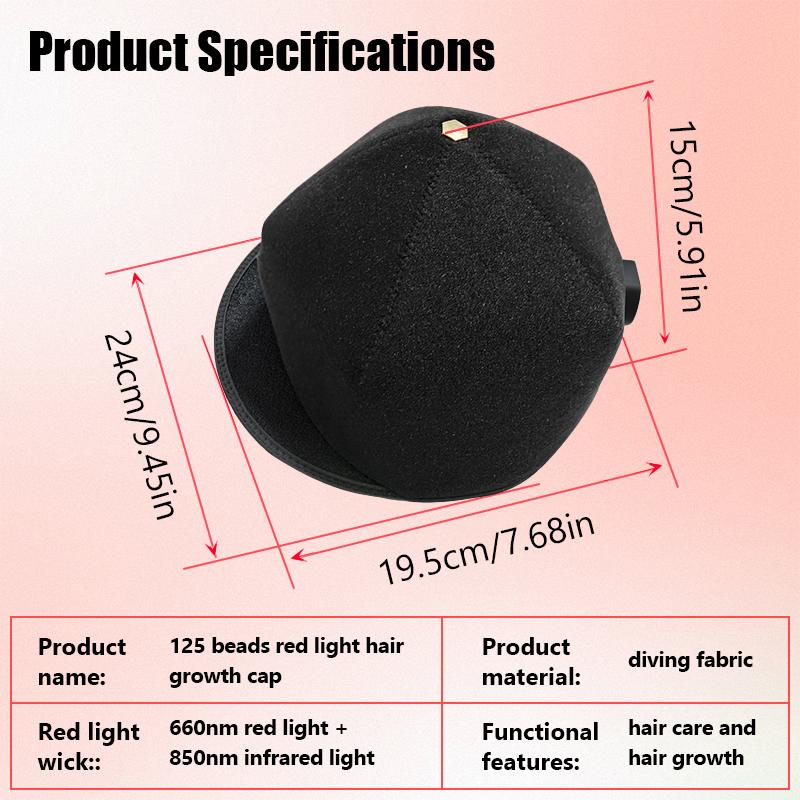 Red Light Therapy Cap Laser 660nm 880nm Red Near Infrared Hair Regrowth Hat Hair Loss for Regrowth Anti Loss Hair Relax Care