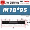 High-Strength Double-Ended Stud Bolt M12-M18 | Grade 8.8 Mold & Press Screw Rod