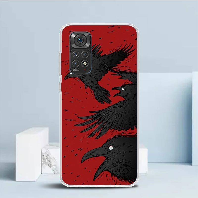 Japanese Dark Dragon Tattoo Phone Case For Xiaomi Redmi Note 15 14 14S 13 12S 12 Pro Plus 11S 11 11T 11E 10S 10 + Soft TPU Back