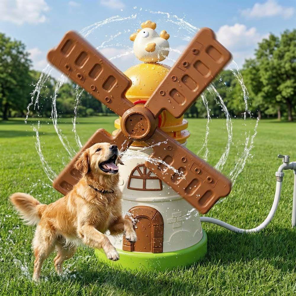 Multipurpose Windmill Sprinkler Interactive Children's Shower Toy  Beach Swimming Pool