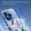 Semiconductor Phone Cooler 5V3A Powerful Cooling Magnetic & Clip 2-In-1 Digital Display For Gaming Live Broadcast