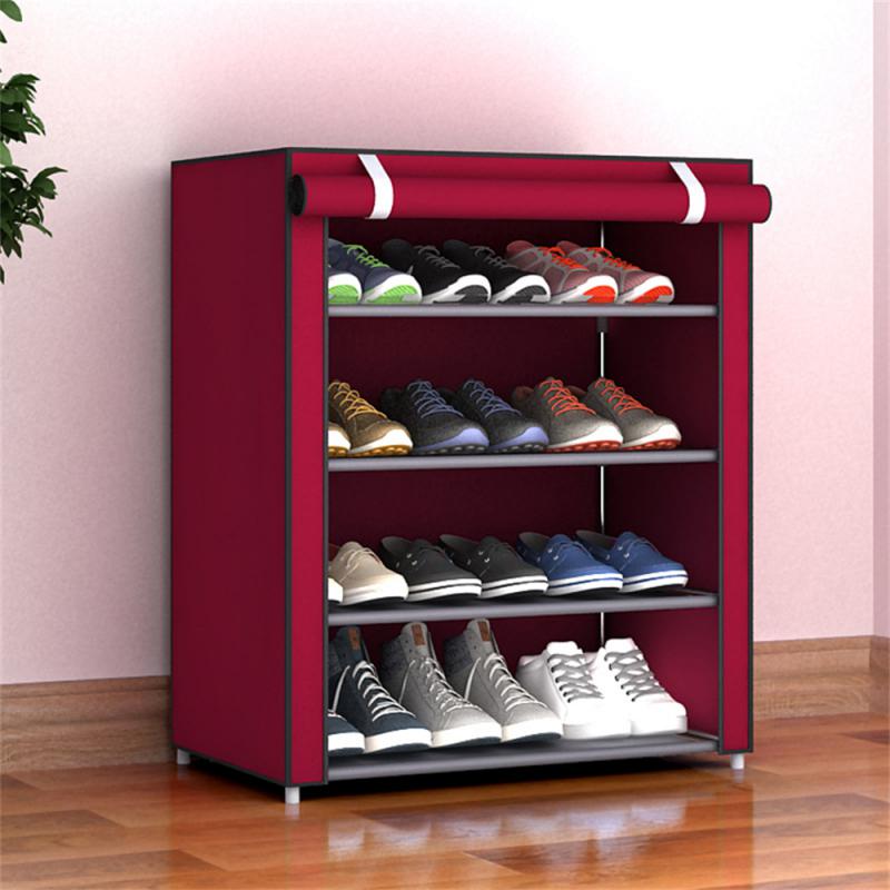 Storage Cabinet Economical Roller Shutter Door Assembly Household Shoe Cabinet Bedroom Shoe Cabinet Multilayered
