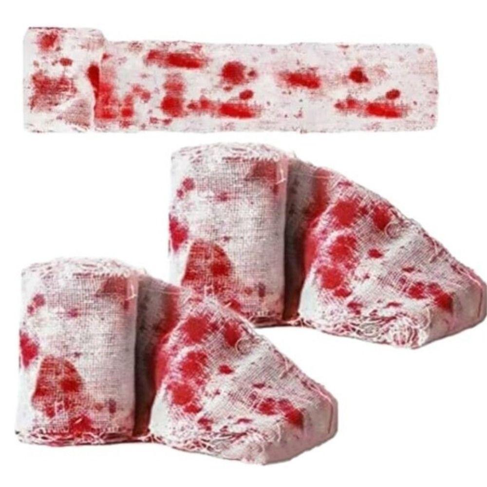 5/10/15/20M Blood Gauze Bandage Scary Bloody Cloth Strips  Haunted House