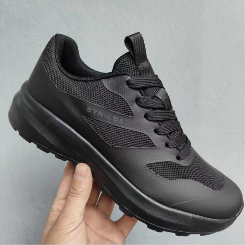 

Новая мужская повседневная спортивная обувь мужская легкая на толстой подошве увеличивающая рост дышащая мужская обувь нескользящая и удобная обувь для бега 44 чёрный