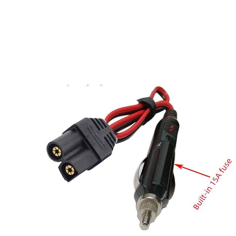Vehicle Air Pump Power Cord 12 V24v Electrothermal Cup Charging Cable Refrigerator Vacuum Cleaner Plug Start Power Adapter