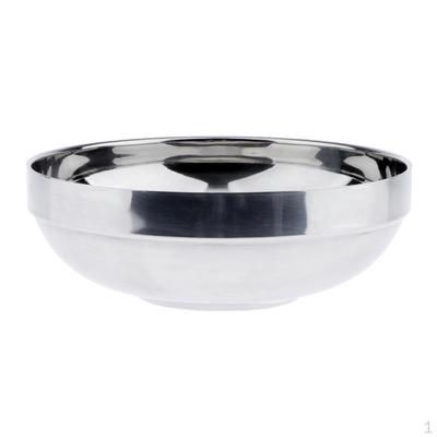 Korean Stainless Soup Rice Bowl Dish Ramen