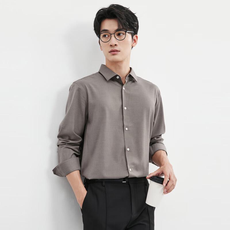 Septwolves Men's Business Casual Long-Sleeve Shirt