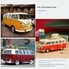 Large Campervan Model Retro Desktop Decoration Camper Van Model Metal Gift Iron Art Bus Piggy Bank Photography Props