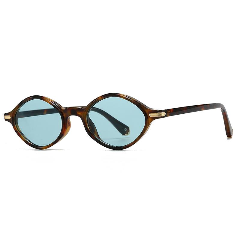 

Lightweight Comfortable Durable High Quality Retro High End Designer Style Glamorous Oval Shaped Female Male Sun Glasses