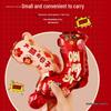 Creative Wedding Atmosphere Confetti Cannons - Handheld Inflatable Flower Spray Props for Photos and Games