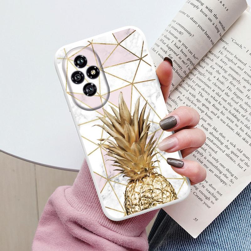 Colorful Marble Case For Honor 200 Luxury Soft Shockproof Cover Fundas For Honor200 90 Lite Shell Watercolor Oil Painting Coque