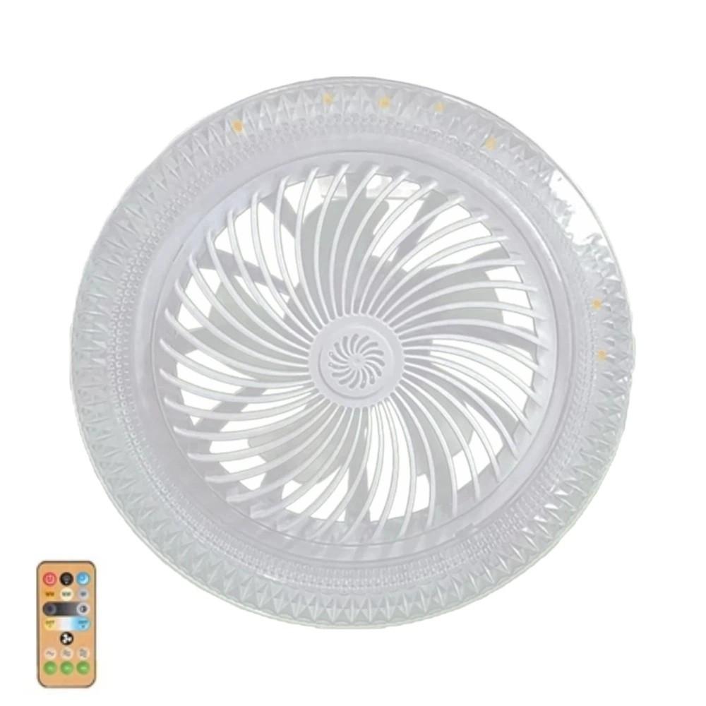 3 Light Mode LED Ceiling Fan 2-in-1 Ceiling Fan Lamp Ceiling Fan Light  For Living Room