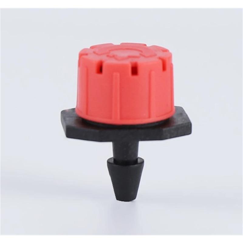 10 PCS Adjustable Irrigation Drippers Sprinklers Eight-Hole Riding Hood Dripper Micro Drip For Watering System Watering Pot