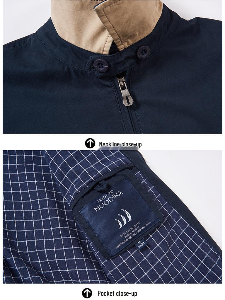 Leadway Nautica Men's Pure Cotton Casual Bomber Jacket