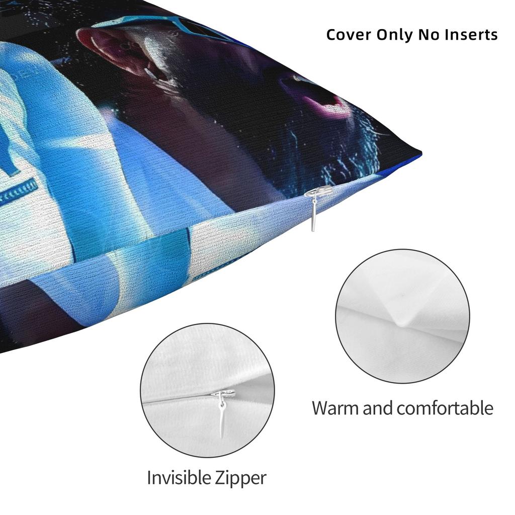 JEY YEET USO Wrestling Pillow Cover  Print Cushion Cover Vintage Pillow Case For Office Car Home Decor