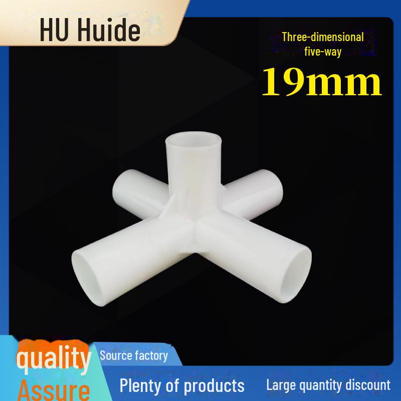 Three-Dimensional Plastic Right Angle Joint Connector for Tent and Studio Accessories